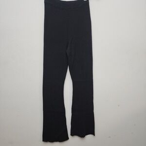 Free People Black Knit Sweater Pants Size Large Comfort
